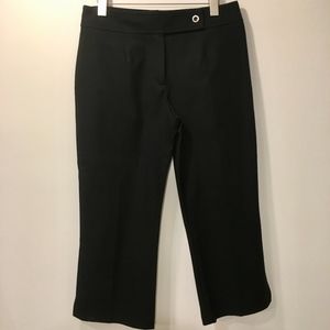 NEW Escada Capri Pants Black Heavy Knit